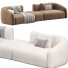 Sofá Cadde Yildiz Puffy Puffy Quadruple - Neeo