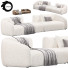 Sofá Cadde Yildiz Puffy Puffy Quadruple - Neeo