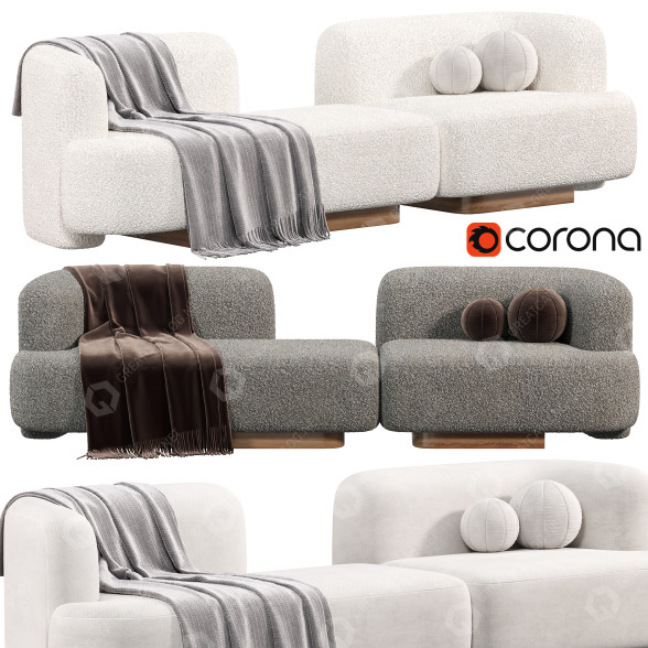 Sofa Delcourt Collection Pop 3D-Modell
