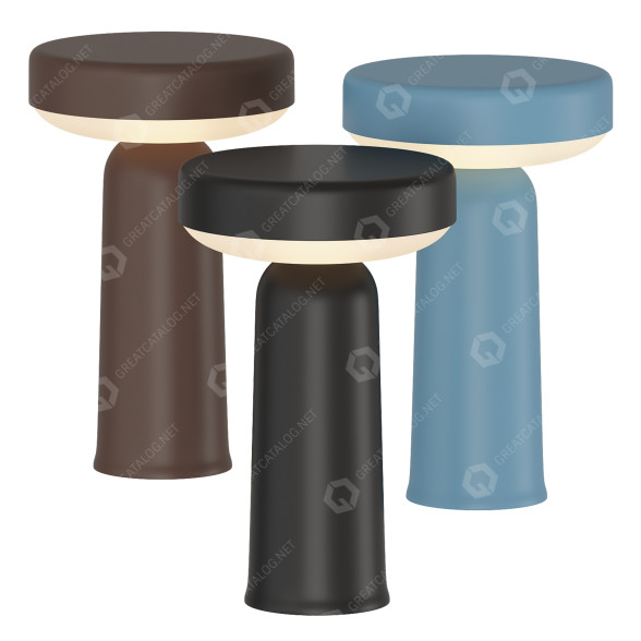 Lampa stołowa Muuto Ease model 3D