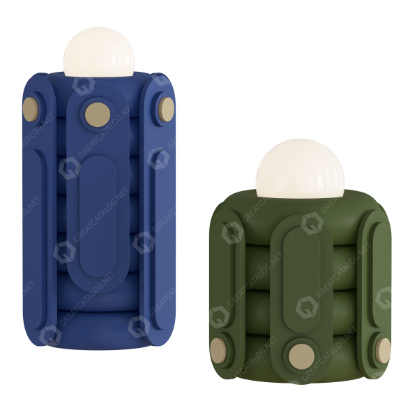 Tischlampen Scuba 3D-Modell