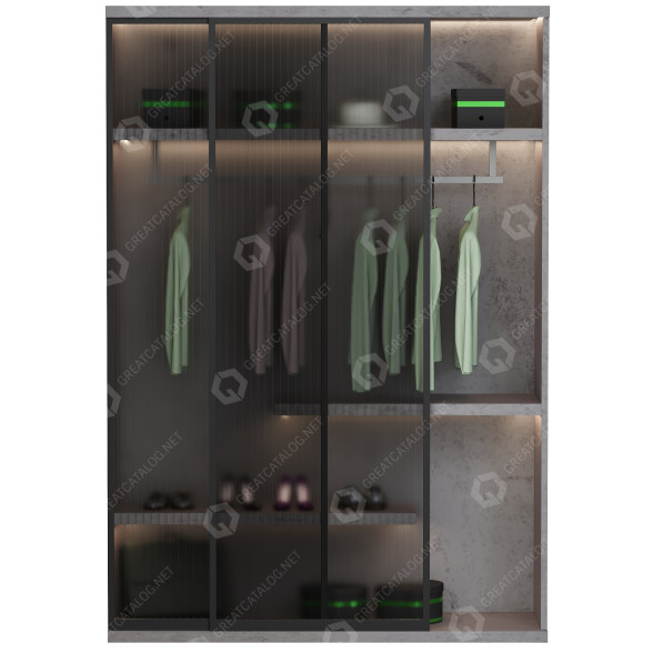 Garderobe Set 4 3D-Modell