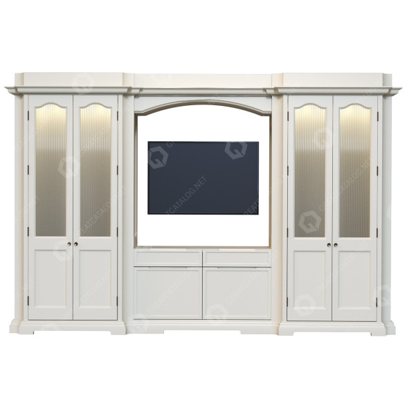 Jednostka ścienna TV Closet model 3D