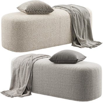 Банкетка  Vorsen Ottoman Stool 3D модель