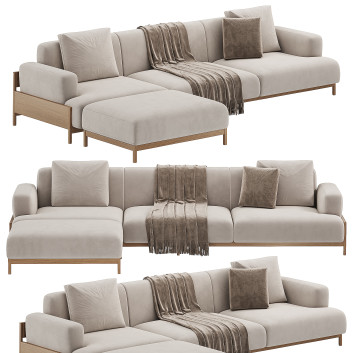 Sofa and Ottoman Karimoku Case Study Kinuta