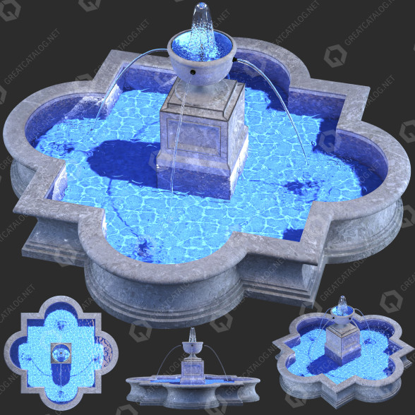 Fountain Vol 08 3D model