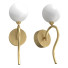 Lámparas de pared Opal Matte Glass Ball - Jasurbek