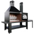 Grill Vulcano Fire Combined Black - chart.inviz