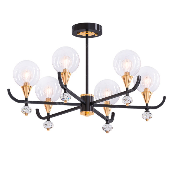 Chandelier Golden Cone 3D model