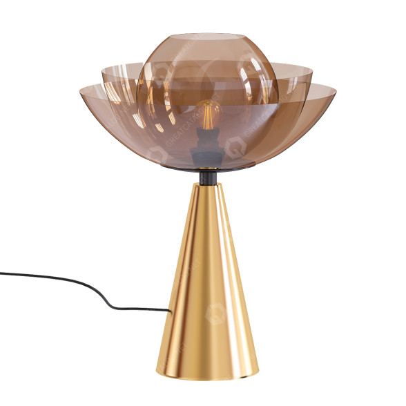 Tischlampe Lotus 3D-Modell