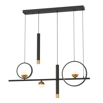 Lampa wisząca  Scales Black Model 3D