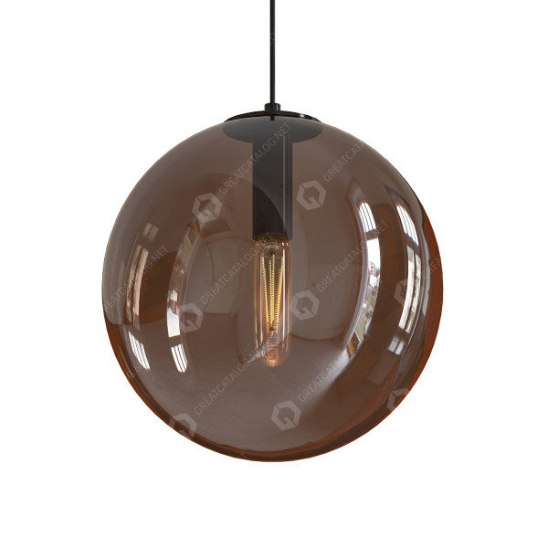 Hängeleuchte Replica Selene Smoke Grey Glass 3D-Modell