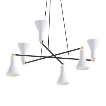 Chandelier Mid Century Handmade 3D model