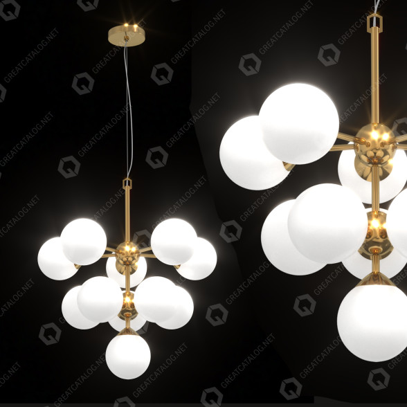 Люстра Vogue Lighting Elberton 3D модель