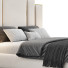 Cama Homary Modern Faux Leather Geometric Headboard - mukhammadnur
