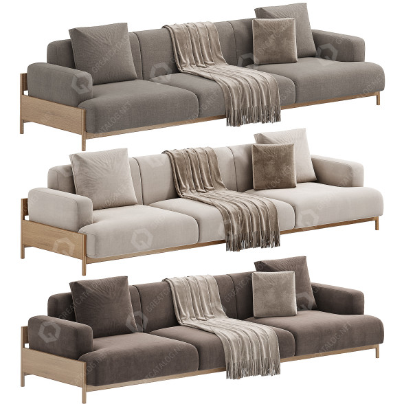 Sofa Kinuta 1 3D model