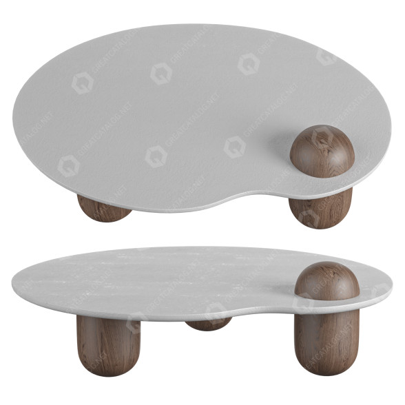 Mesa de centro 1stDibs Palette by MSJ Furniture Studio Modelo 3D