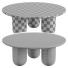 Couchtische 1stDibs Tri-Nesting Column by MSJ Furniture Studio - Jasurbek