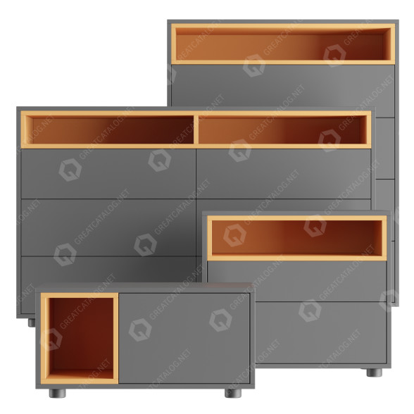 Commodes et tables de chevet Treku Ober modèle 3D