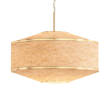 Lámpara colgante Geo Shade Fabric