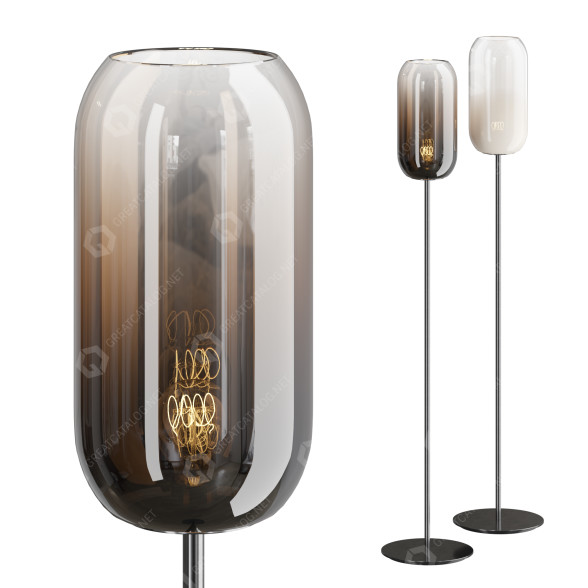 Lampadaire Artemide Gople modèle 3D