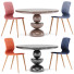 Stół i krzesła Dining Set 3 with Marble - dangsho