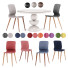 Stół i krzesła Dining Set 3 with Marble - dangsho