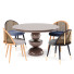 Stół i krzesła Dining Set 4 with Marble - dangsho