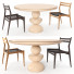 Tisch und Stühle Dining Set 2 with Woven Ropes - dangsho