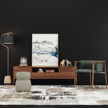 Вітальня Modern Interior Set 94 3D модель
