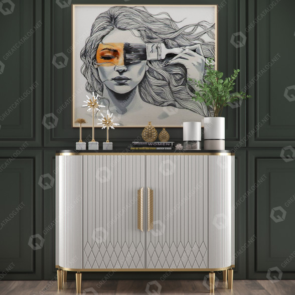 Korytarz Modern Interior Set 376 model 3D