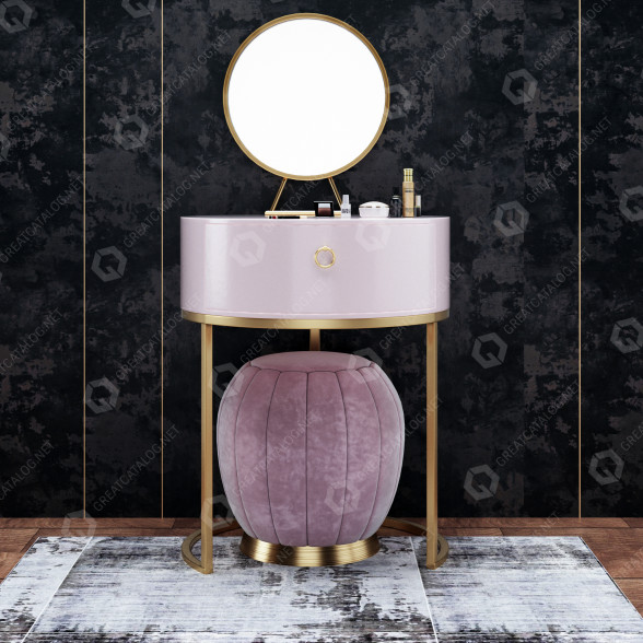 Туалетний столик та пуф Modern Interior 381 3D модель