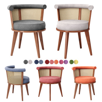 Крісло  Velvet by Wood Tailors Club 3D модель