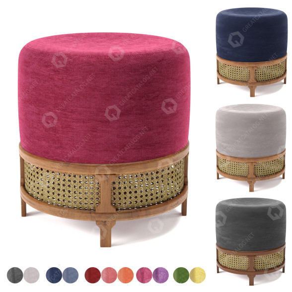 Hocker George by Wood Tailors Club 3D-Modell