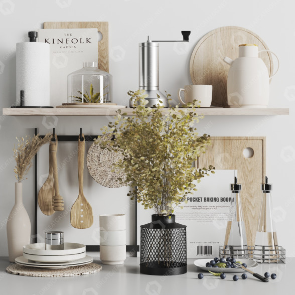 Декор Kitchen Accessories 027 3D модель