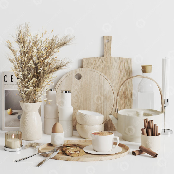 Декор Kitchen Accessories 028 3D модель