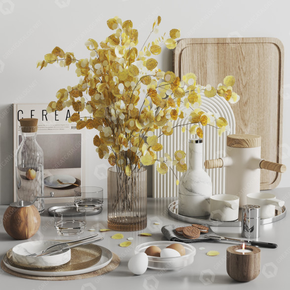 Декор Kitchen Accessories 029 3D модель