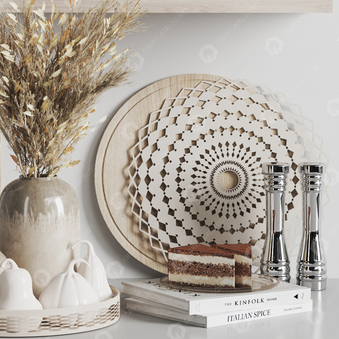 Decor Kitchen Accessories 030 3D model - GreatCatalog 31508, image size:1176x1176