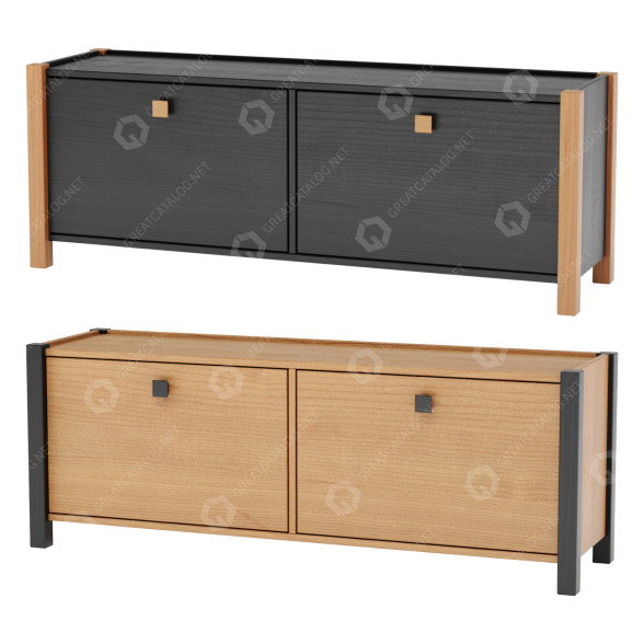 Комод Sidebar No5 Woodman Shoe Cabinet 3D модель