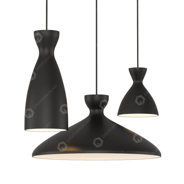 Lampy wiszące Nyta Pretty model 3D