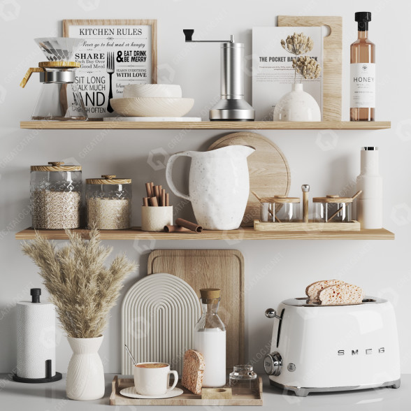 Dekor Kitchen Accessories 031 3D-Modell