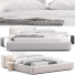 Bett und Nachttischchen Living Divani Extrasoft - Theorema
