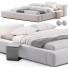 Bett und Nachttischchen Living Divani Extrasoft - Theorema