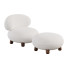 Sillón y otomana Noom Flock - Isomiddinvfx1995