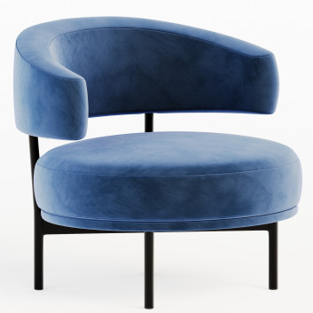 Крісло Bonaldo Neuilly Lounge 3D модель