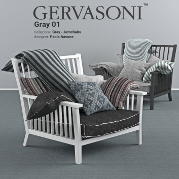 Кресло Gervasoni Gray 01
