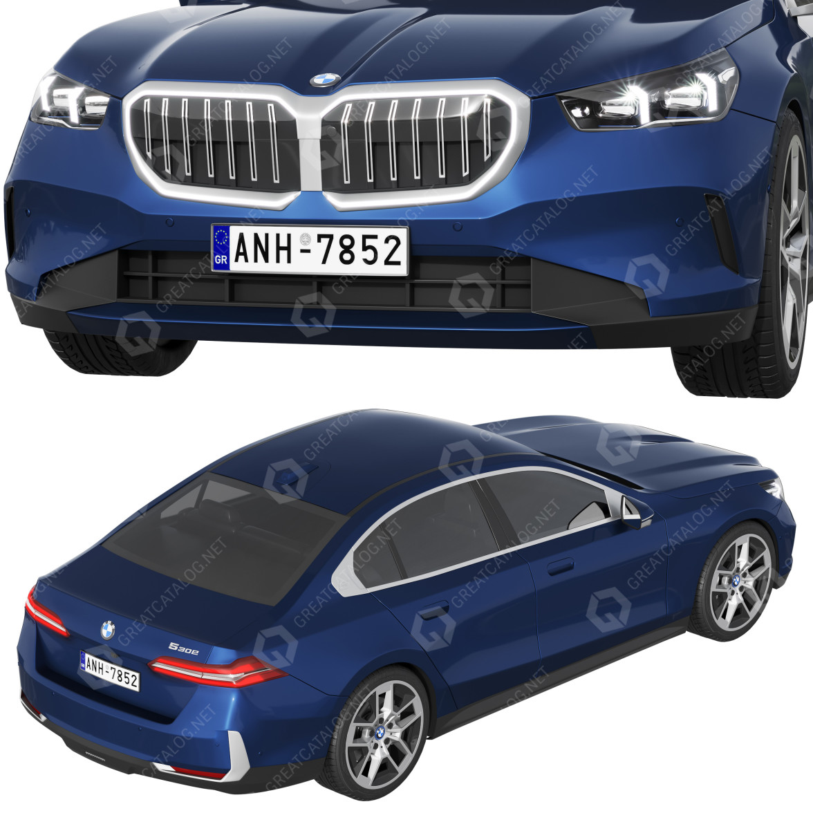 Car BMW 5 Series 3D model・Download 3D models・Great Catalog