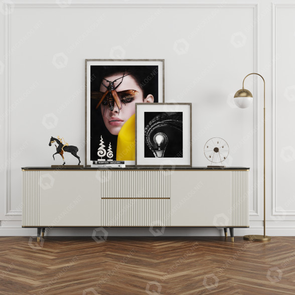 Hallway Modern Interior Set 112 3D model