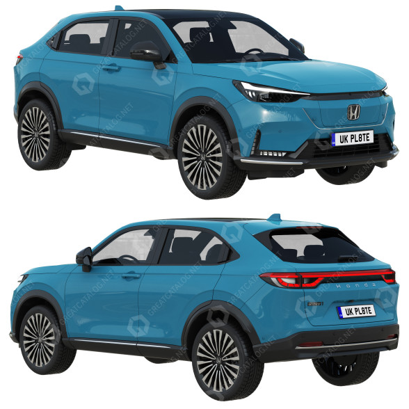 Voiture Honda eNy1 modèle 3D