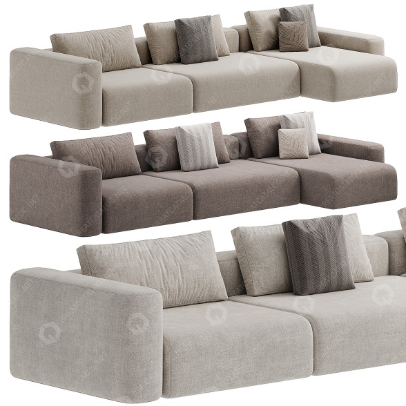 Диван Adriana Furniture Flavio Contempo Line 3D модель